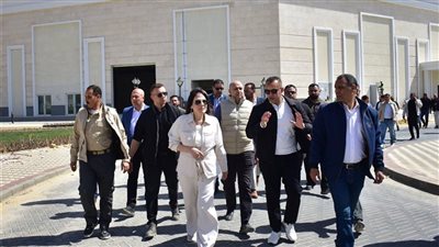  وزيرة الإسكان تتفقد الحي اللاتيني ومركز المؤتمرات بمدينة العلمين الجديدة