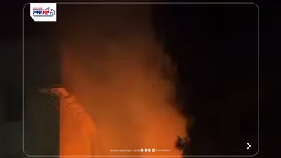 نشوب حريق داخل أرض فضاء بحلوان ومحاولات مكثفة للسيطرة عليه