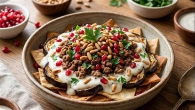 طريقة عمل فتة الباذنجان
