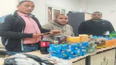 ضبط 1458 عبوة سلع غذائية منتهية الصلاحية في إيتاي البارود بالبحيرة
