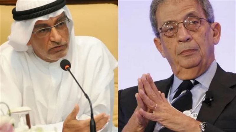 عمرو موسى وعبد الخالق