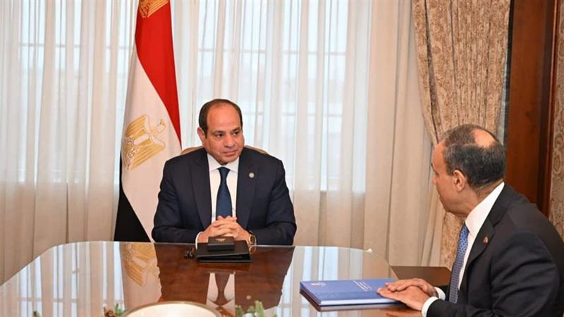 السيسي ووزير الخارجية