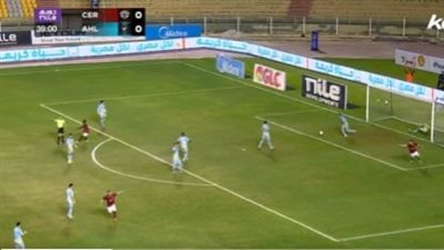 أهداف وملخص مباراة الأهلي وسيراميكا كليوباترا الشوط الأول في الدوري المصري 202