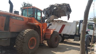 محافظ الغربية يشرف على حملة رفع 300 طن مخلفات بقطور
