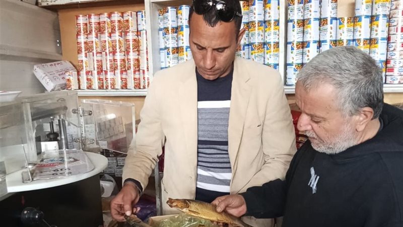 ضبط لحوم وأسماك مملحة