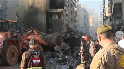  مشاهد ترصد آثار القصف الإسرائيلي على المناطق المدنية في العاصمة بيروت
