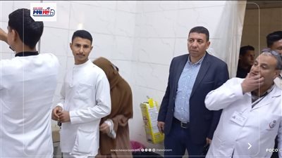 رئيس مدينة المنيا يتفقد الحالة الصحية لمصابي انقلاب أتوبيس الصحراوي الشرقي 