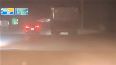فحص فيديو متداول لسيارات نقل تسير بسرعة جنونية بدون لوحات معدنية بالمعادي