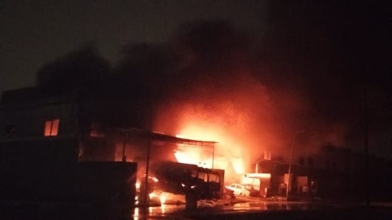 حريق بقنا 