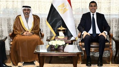 وزير الرياضة يستقبل سفير دولة الإمارات للتعاون في المجالين الشبابي والرياضي