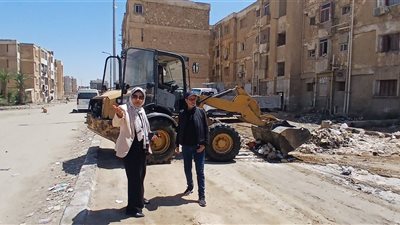 تنفيذ حملة نظافة شاملة بحي مكة في حي فيصل بمحافظة السويس