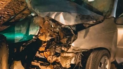 مصرع شخصين وإصابة ثالث في تصادم سيارة ملاكي بطريق السويس الإسماعيلية