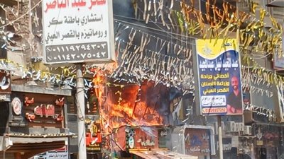 دون إصابات بشرية.. السيطرة على حريق نشب بمخزن أعلى كشري