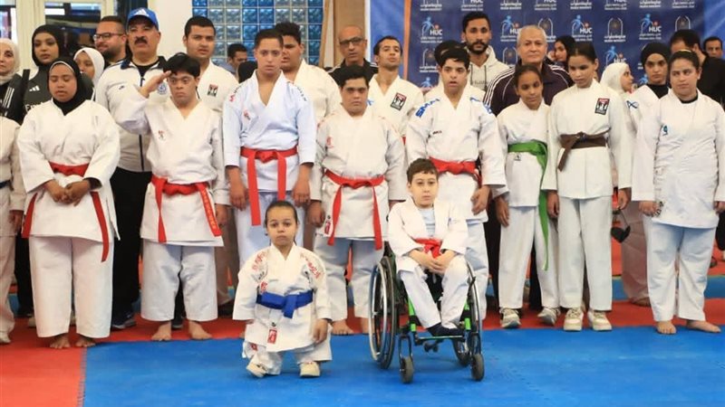 أبطال أسيوط في الكاراتيه
