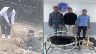 سقوط تشكيل عصابي تخصص في سرقة الكابلات الكهربائية ببورسعيد