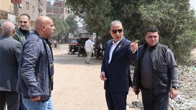 محافظ الجيزة يتفقد أعمال النظافة والطرق بمركزي كرداسة وأوسيم 