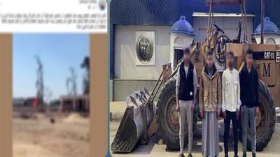 بسبب خلافات الجيرة.. ضبط المتهمين بإزالة طريق فاصل بـ «لودر» في بلبيس