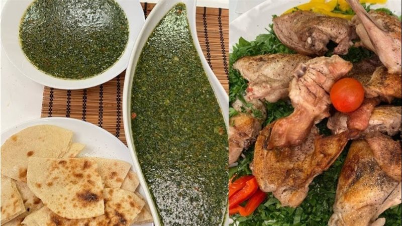 تخضير ملوخية بالأرانب