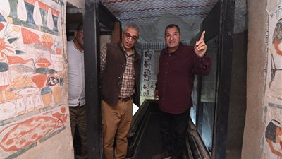 ترميم 3 مقابر أثرية بجبانة الخوخة في الأقصر تمهيداً لافتتاحها قريباً