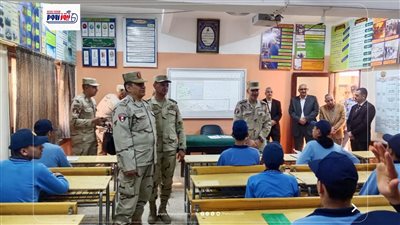 قائد قطاع الجيزة يتابع مدارس التأسيس العسكري بالفيوم ويشيد بالانضباط والتميز