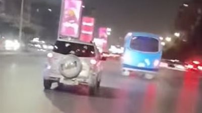 الأجهزة الأمنية تفحص فيديو مطاردة موتوسيكل لأتوبيس نقل جماعي بالنزهة