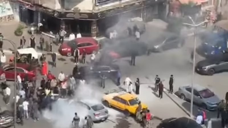 حريق السيارة