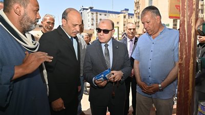 محافظ الغربية يتفقد سوق اليوم الواحد بسبرباي مركز طنطا ويستمع إلى آراء المواطن