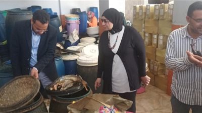 ضبط 466 كيلو أسماك فاسدة خلال حملات تموينية مكثفة بالسويس
