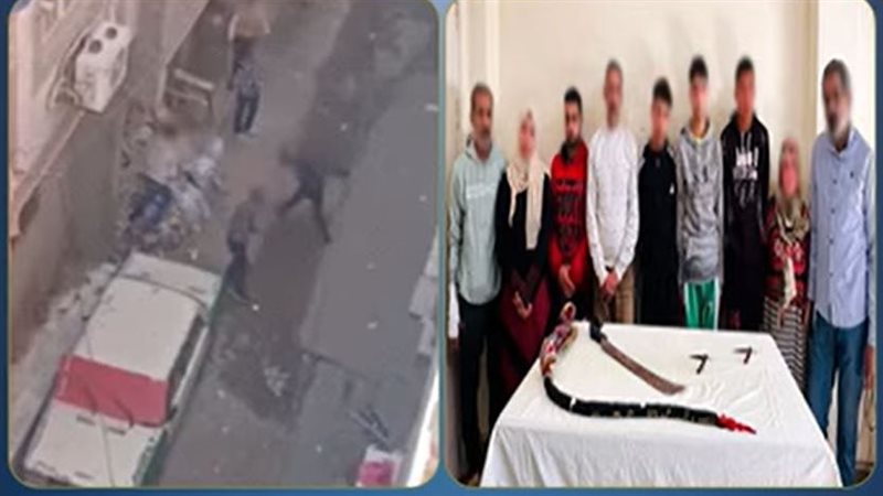جانب من المشاجرة