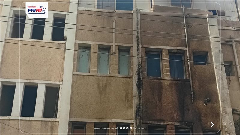 صورة من الحريق في