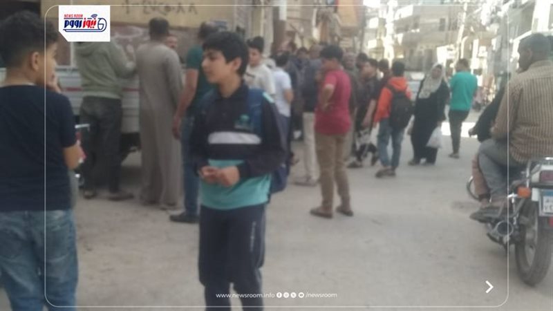 جانب من الحادث 