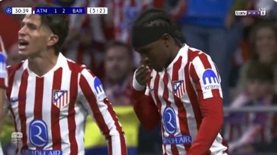 أهداف وملخص مباراة برشلونة وأتلتيكو مدريد الشوط الأول في دوري أبطال أوروبا