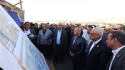 وزير النقل يتفقد مشروع تطوير ميناء العريش البحري والمنطقة اللوجستية بالعريش   