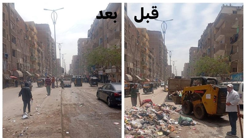 من فعاليات حملة النظافة
