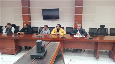مياه دمياط تتابع التشغيل وتبحث تطوير الخدمات بمدينة الأثاث بشطا