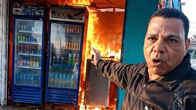 القصة الكاملة لإشعال مواطن النيران في كشكه على الهواء في القصاصين الجديدة