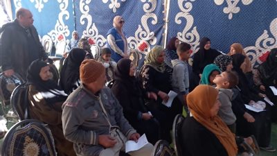 قافلة طبية لحياة كريمة وجامعة الزقازيق تخدم 823 مواطنا