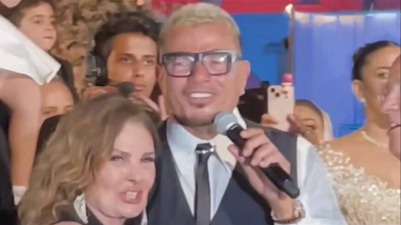 يسرا وعمرو دياب في