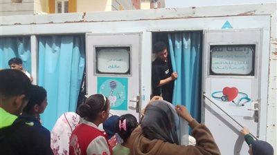 قافلة طبية مجانية بالدلنجات وتوقيع الكشف الطبي على 241 مواطنًا