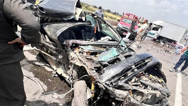 حادث تصادم بالقليوبية