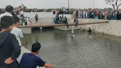 انتشال جثماني طفلين غرقا في ترعة الجمالية بالشرقية