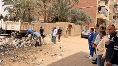 رفع تراكمات وبدء دفن كابلات الكهرباء استجابة لشكوى المواطنين بالأربعين بالسويس