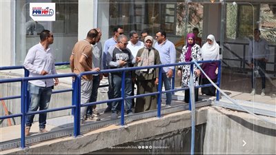 رئيس مياه الفيوم يتابع الأعمال النهائية لإنشاء محطة مياه قحافة المطورة 