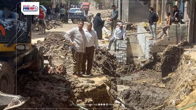 حل أزمة تراكمات الصرف الصحي بقريتين في الفيوم بعد استغاثة الأهالي