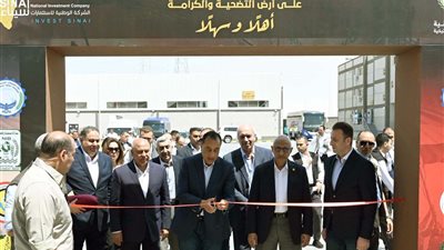 رئيس الوزراء يفتتح مصنع سيناء الوطنية للصناعات البلاستيكية ببئر العبد