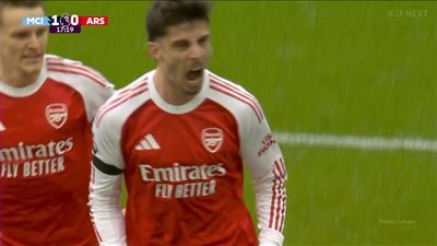 شرقي يتقدم وهافيرتز يتعادل.. في مباراة مانشستر سيتي وأرسنال بالدوري الإنجليزي 