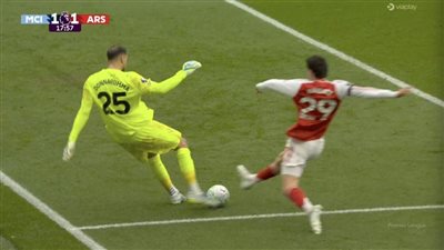 أهداف وملخص مباراة مانشستر سيتي وآرسنال الشوط الأول بالدوري الإنجليزي 2025-26