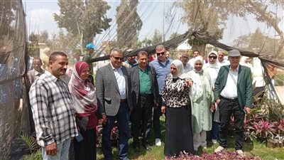 أكثر من 50 ألف زهرة في معرض الربيع بالقناطر الخيرية تجذب الزوار