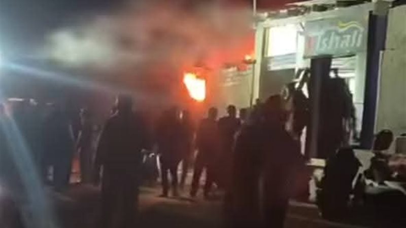 اندلاع حريق هائل