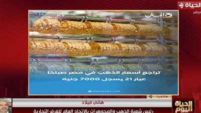 هاني ميلاد يكشف سبب انخفاض أسعار الذهب: العالم يتجه لتعويض زيادة أسعار الطاقة